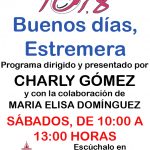 Cartel Buenos días Estremera