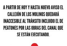 CORTE TEMPORAL CALLEJON DE LOS MOLINOS