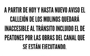 CORTE TEMPORAL CALLEJON DE LOS MOLINOS