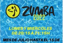 APERTURA PISCINA MUNICIPAL 2022 Y CLASES DE ZUMBA VERANO 2022