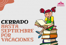 BIBLIOTECA CERRADA POR VACACIONES