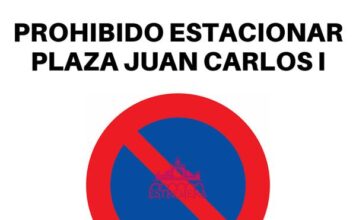 PROHIBIDO ESTACIONAR EN LA PLAZA EL DIA 16 HASTA LAS 16:00h