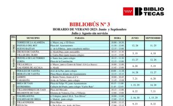HORARIOS DE VERANO DEL BIBLIOBÚS