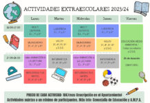 ACTIVIDADES EXTRAESCOLARES 2023/24