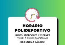 Horario polideportivo