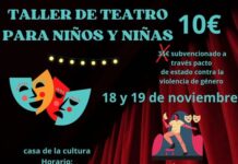 Taller de teatro para niños y niñas.