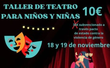 Taller de teatro para niños y niñas.